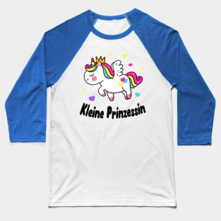 Einhorn Kleine Prinzessin Mädchen Tochter Kinder Baseball T-Shirt